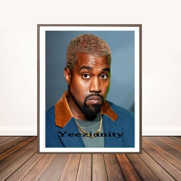 Kanye West Poster Etsy UK