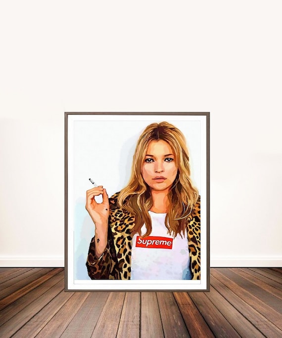 Kate Moss Supreme Wallpaper