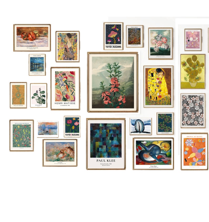 Eclectic Bundle Gallery Wall Prints 135 Vintage Ultimate Eclectic ...