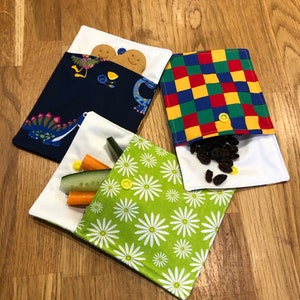Snack bags, Reusable - small or medium