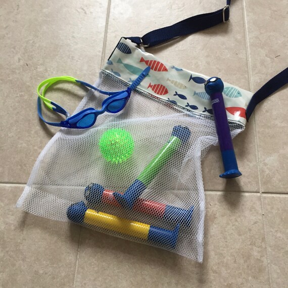 mesh bag for beach toys