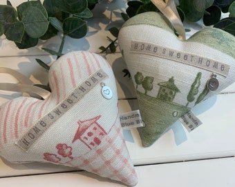 Home sweet home lavender door hanger heart | Vanessa Arbuthnott fabric heart | Housewarming gift
