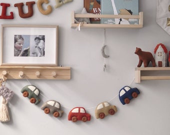 Felt Car Garland | Car Bunting | Car Theme | Nursery Garland | Automobile Garland