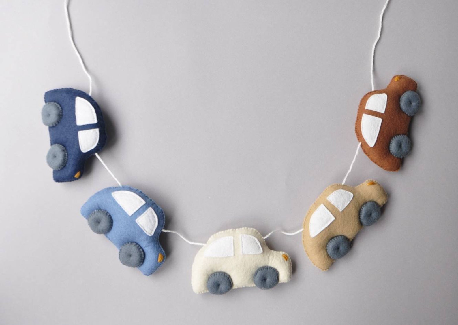 Felt Car Garland Car Bunting Car Theme Nursery Garland Automobile