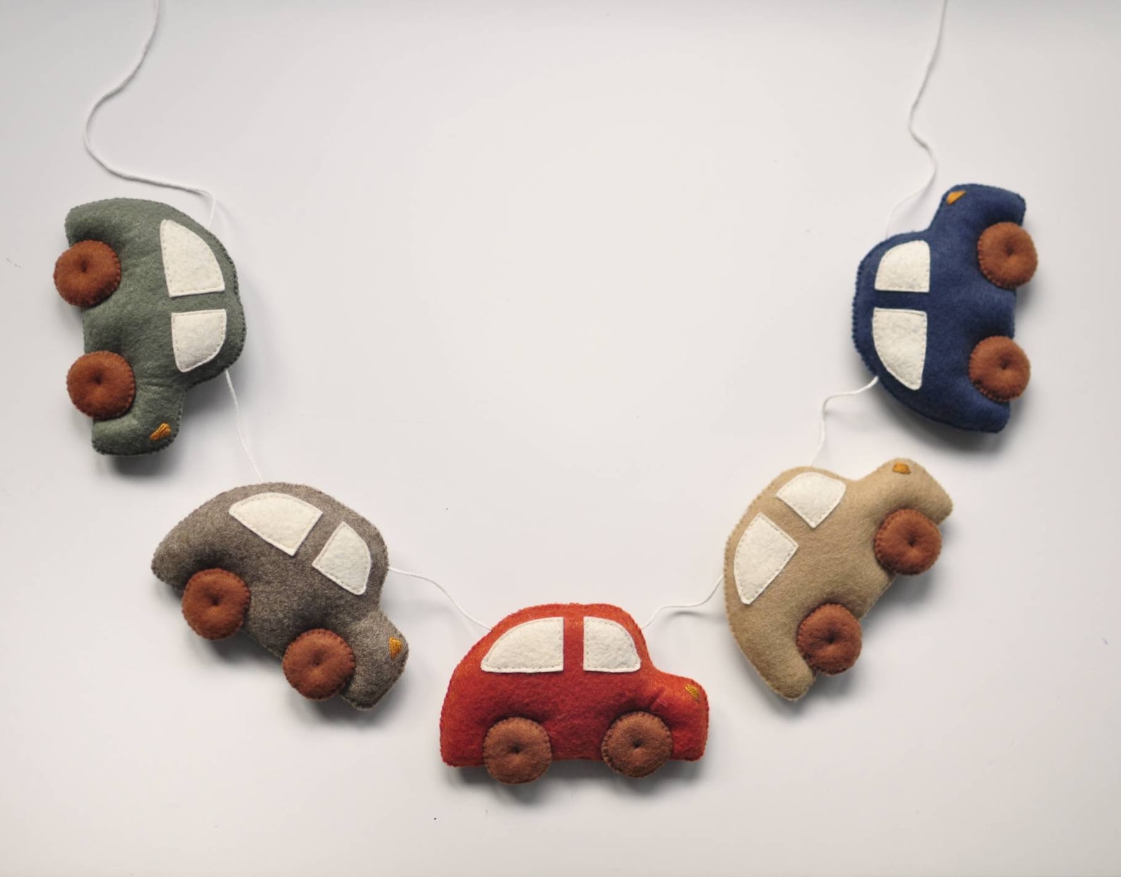Felt Car Garland Car Bunting Car Theme Nursery Garland Automobile