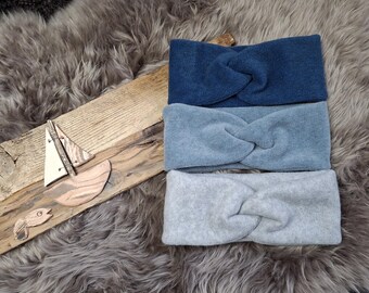 Stirnband Haarband Turban Knotenstirnband Twist Haarband Damenstirnband Mädchenhaarband Fleece, viele Farben und Größen Geschenk Ohrenschutz