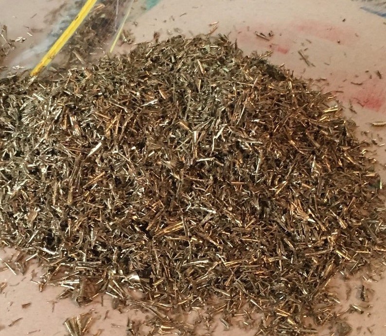 Brass Shavings 400 Grams Filings Metal Orgone Etsy