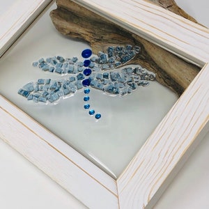 Dragonfly Wall Art, Suncatcher, Window Glass Art, Dragonfly Art, Dragonfly Wall Decor, Made in Maine