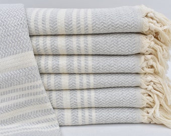 Hand Towel, 40x20 Towel, Tea Towel, Gray Towel, Turkish Towel, Dish Towel, Bath Towel, Small Towel, Wedding Towel Osm-Hasr-Pskr_089