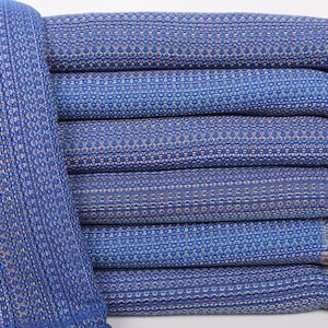 Woven Blanket, Tablecloth, 89"x87" Sax Blue Colorful Diamond Blanket, Gift For The Home, Bachelorette Party Items, Turkish Blanket,