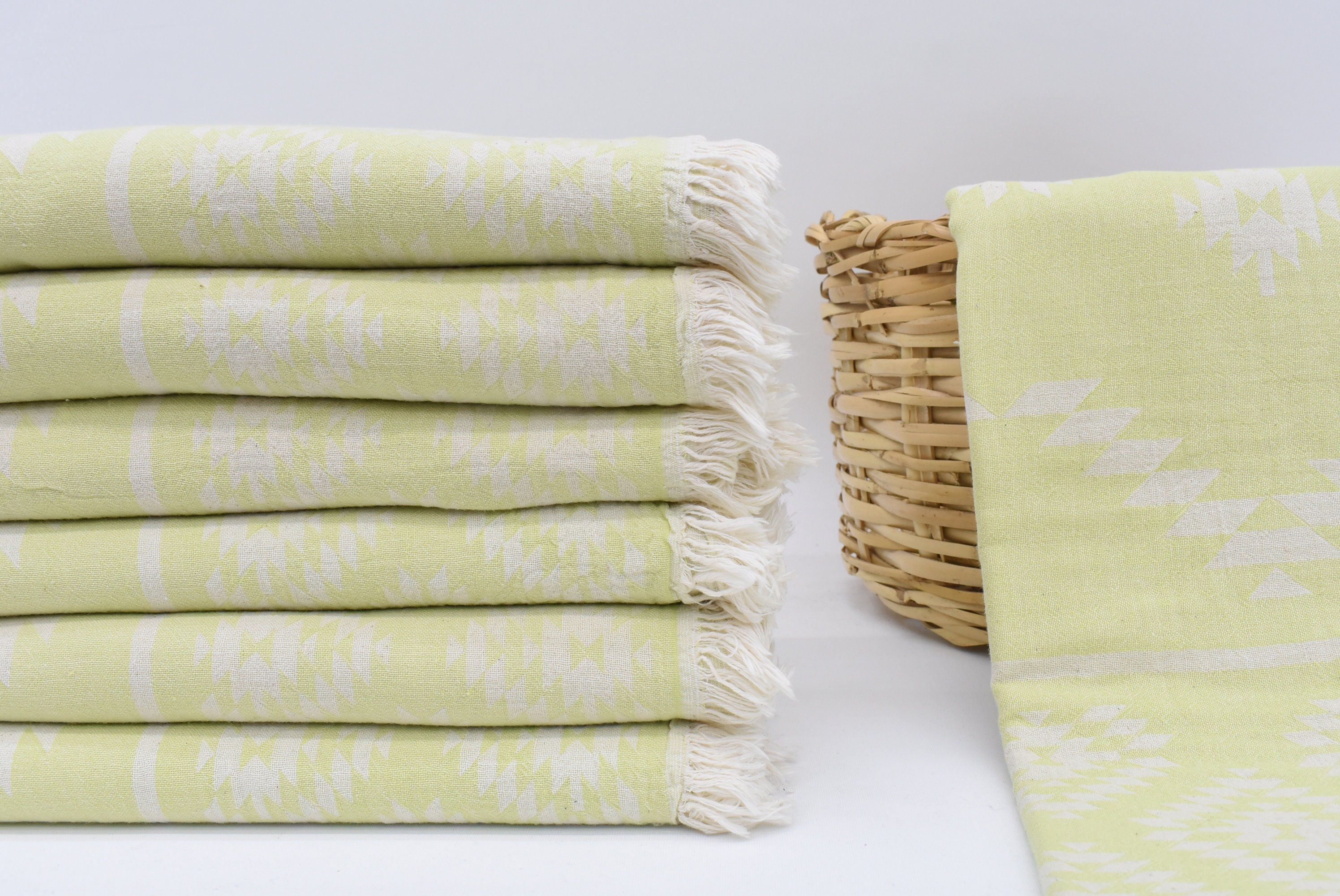 Pistachio Green Turkish Towel Bridesmaid Towel66x36 Small Etsy