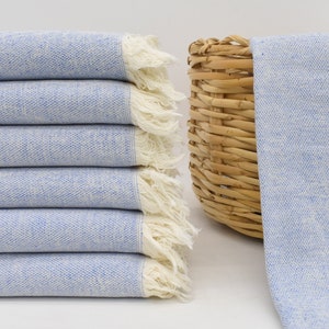 Blue Bathtowels, Turkish Towel Beach, 180x100 cm,Peshtemal, Beach Cotton Towel, 70x40 inches, Towel, Pool Towel, Peshtemal Dblg-Krtzgh_010
