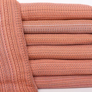 89&quot;x87&quot; Orange Colorful Diamond Throw, Turkish Throw Blanket, Bridesmaid Gifts Personalized, Tablecloth, Bridal Shower Gift, Monogram Blanke