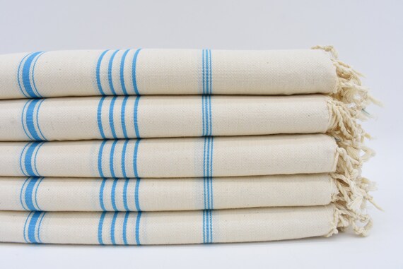 Turkish Cotton Hand Towel, Multi Stripe - Home Decor & Gifts