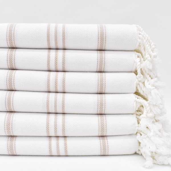 Beige Hand Towel, Turkey Hand Towel, Striped Towel, Hand Towel, Small Towel,24x40,Tea Towel,Dish Towel,Kitchen Towel Dblg-ByzSltn-Pskr_041