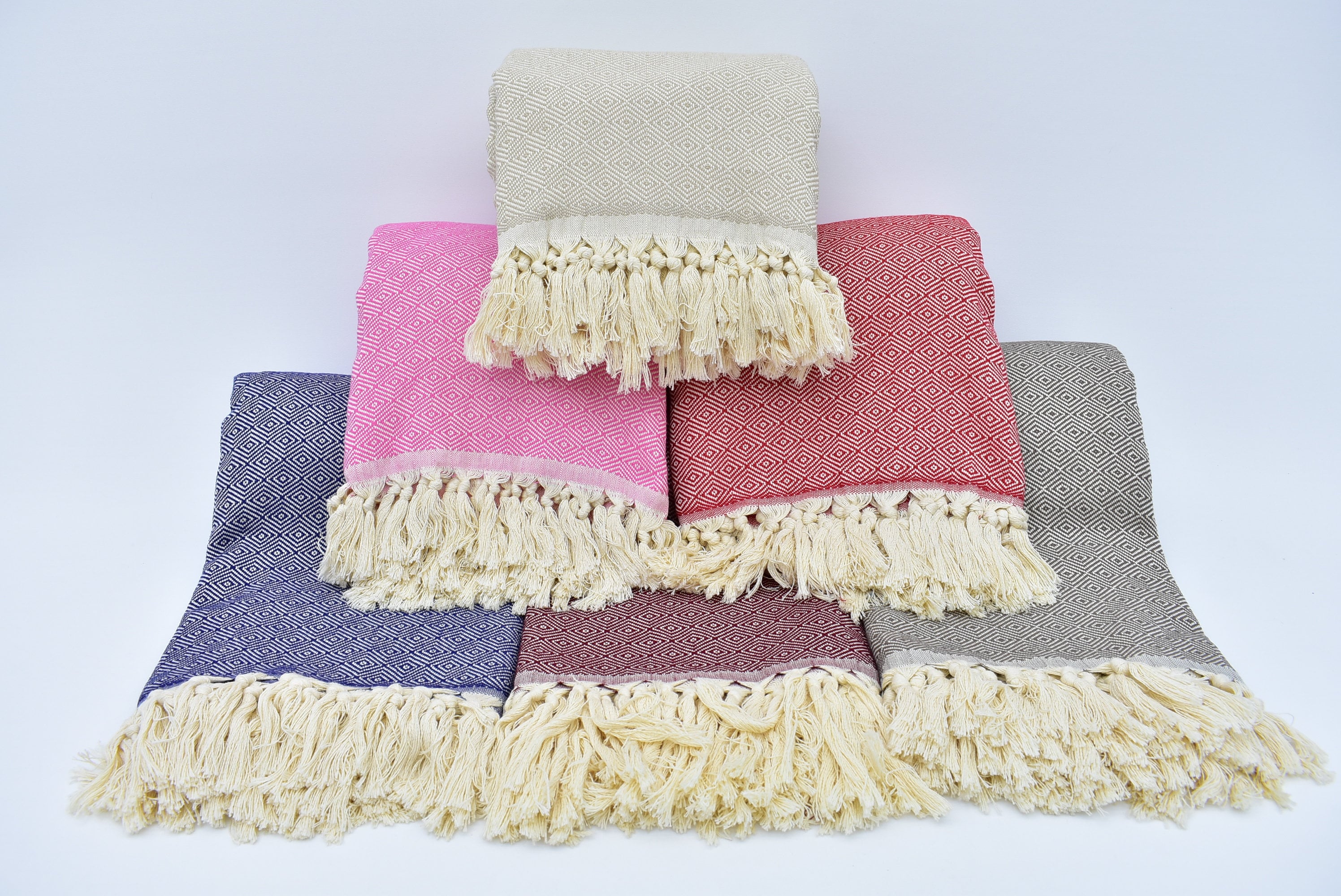 Organic Cotton Blanket79x99 BedspreadThrow BlanketTurkish | Etsy