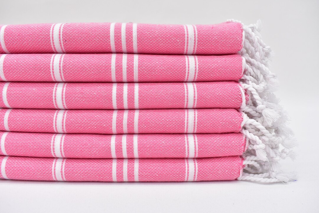 Small Towel Pink Hand Towel 24x40 Wholesale Hand Toweltea Etsy