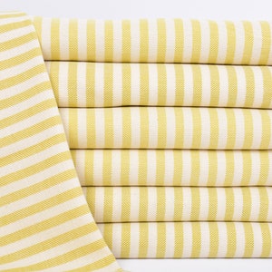 Cadeau de pendaison de crémaillère, cadeau de Noël meilleur ami, essuie-mains personnalisé, serviettes de salle de bain, torchon de cuisine, torchon rayé vert citron 40 x 61 cm,