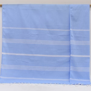 Turkish Blanket, Wedding Gift Blanket, Couch Blanket,Baby Blue Soft Blanket, 86x63 inches, 220x160 cm, Camping Blanket Dblg-Sltn-Pk_017