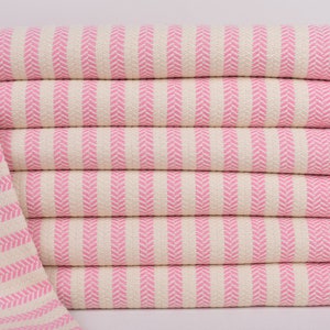 Summer Towel, 70&quot;x40&quot; Pink Chevron Towel, Personalized Towel, Decorative Towel, Bride Gift, Turkish Beach Towel, Wedding Favors,