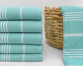 Turkish Beach Blankets,Handmade Blanket,63x63,Striped Blanket,160x160cm,Green Blanket,Bed cover,Cotton Blanket,Soft Blanket Dblg-Scksz_030