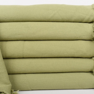 87&quot;x69&quot; Khaki Green Stonewashed Chevron Blanket, Personalized Gifts, Gift For Boyfriend, Personalized Blanket, Bachelorette Gifts,