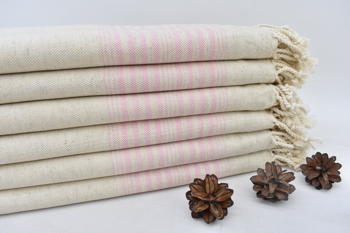 Linen Towel Organic Handwoven Towel 66x40 Beach Etsy