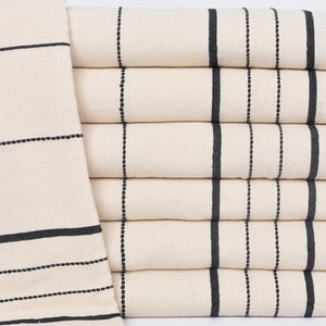Gift For Coworker, Gym Towel, Beach Towel, Holiday Towel, 70&quot;x40&quot; Natural-Black Striped Towel, Wedding Favors, Turkish Towel Beach,