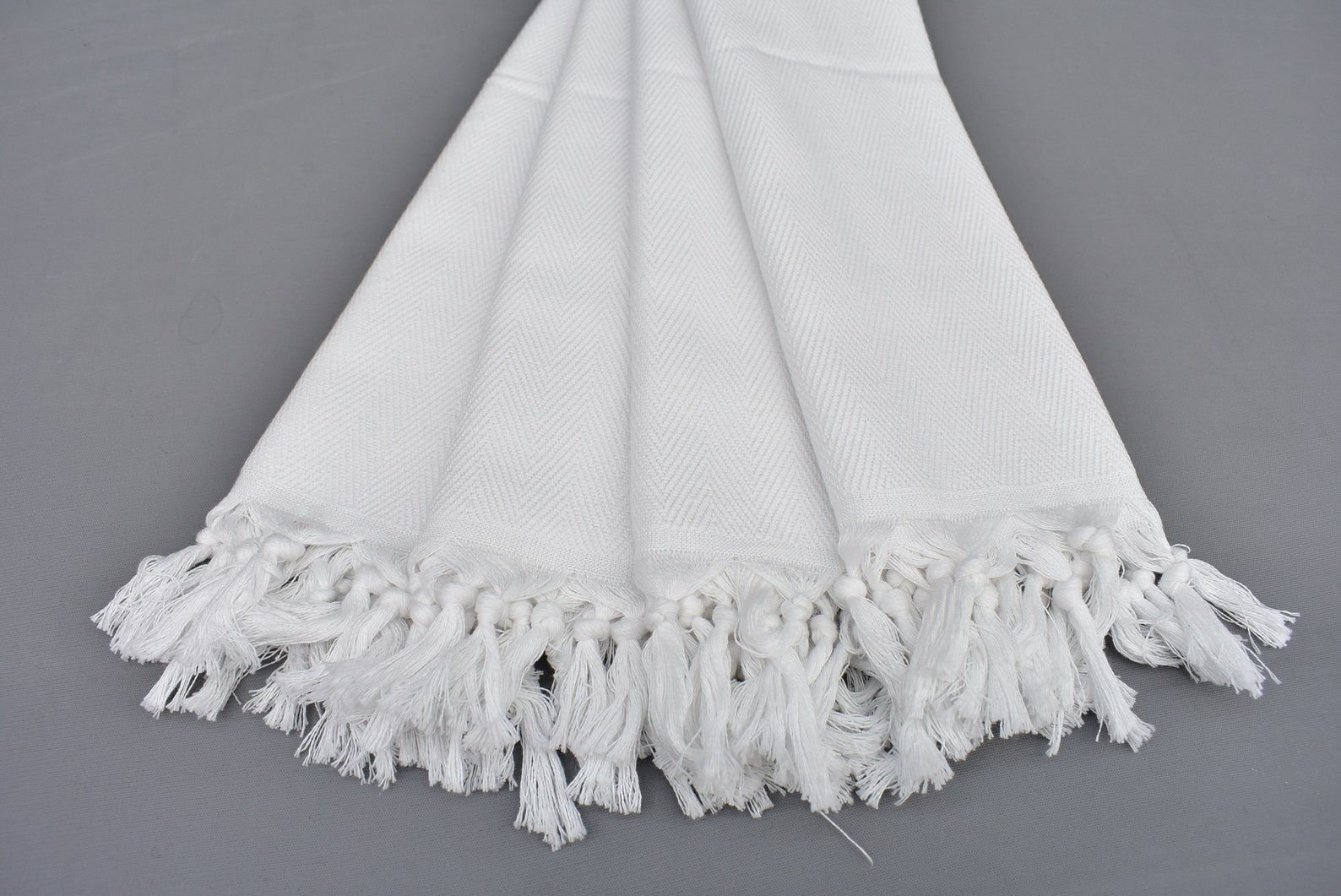 White Hand Towel Turkish Hand Towel 40x20 Towel Turkey Etsy