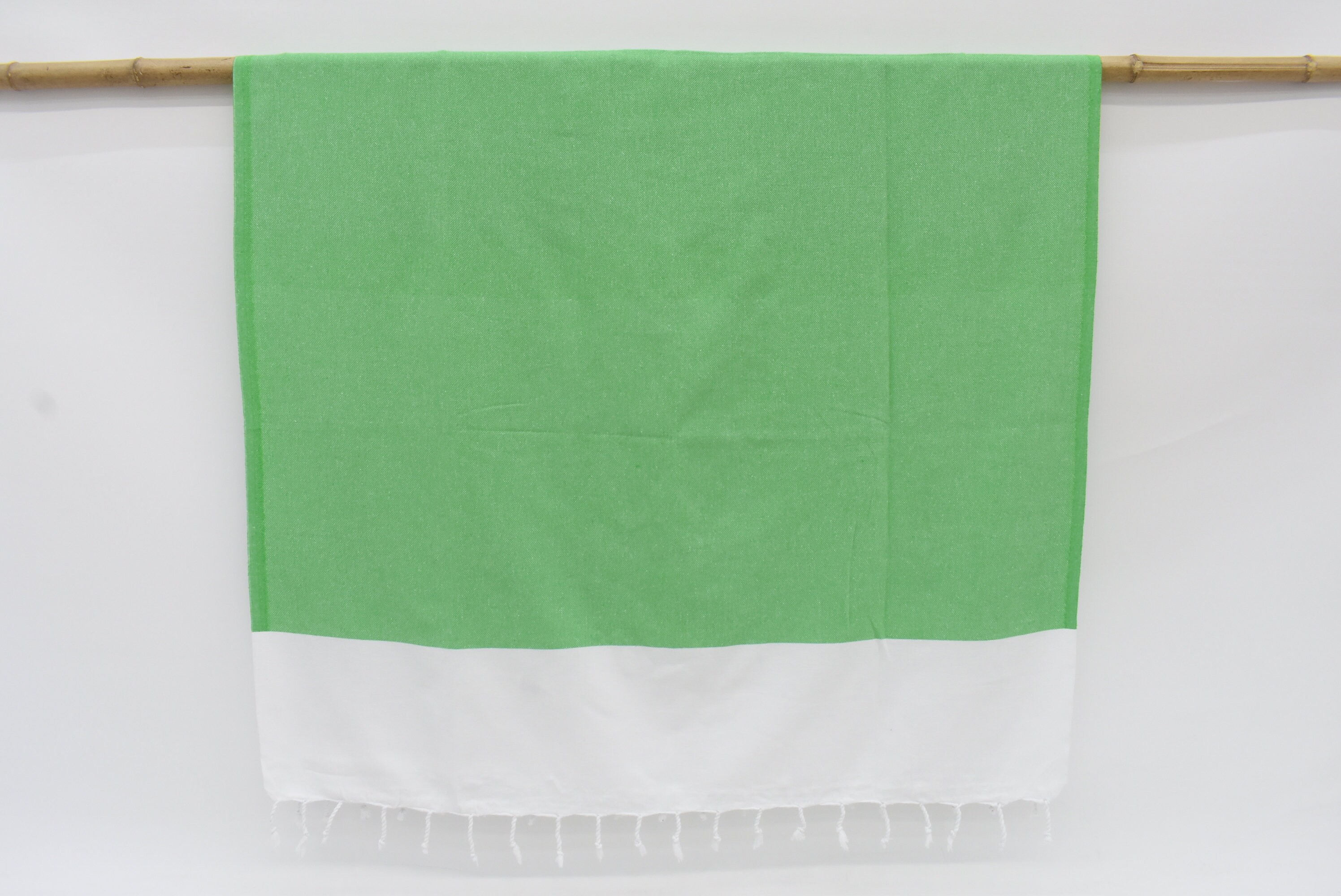 Green Handwoven Towelturkish Beach Towels Pool Towel Travel Etsy UK