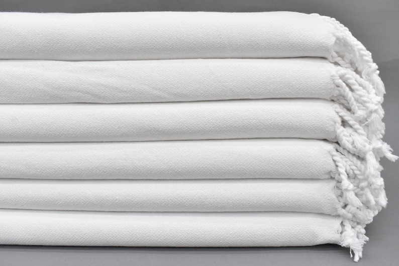 Turkish Towel Bulk White Beach Towel Peshtemal Towel Etsy