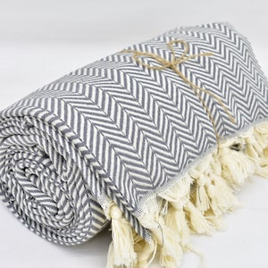 Turkish Blanket, Blanket, 78x86, Turkish Throw Blanket, Herringbone Blanket, Bedspread, Blanket, Turkey Blanket,Sofa Blanket Bnt-Arrw-Pk_088