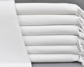 Turkish Towel Bulk, White Beach Towel, Peshtemal Towel, Organic Cotton Towel, Hand Towel, Decorative Towel, Hammam Peshtemal Odl-Byz_009