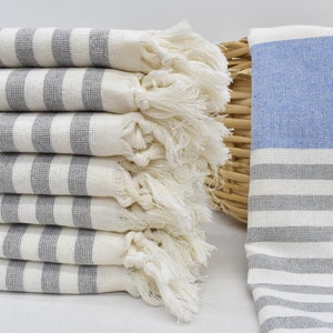 Organic Cotton Towel, Hand Towel, 20x36 Tea towel, Turkish Towel, Travel Towel, Blue Towel, Peshkir Towel, Wedding Towel Hppy-Cnr-Pskr_018