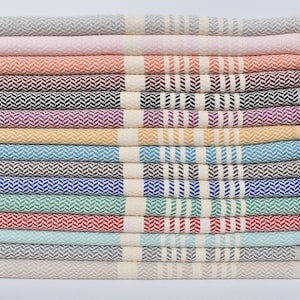 Kleine handdoek, keukenhanddoek, handdoek, gestreepte vaatdoek, 16x40 inch katoen Peshkir, bruidsmeisje cadeau, hotelhanddoek, gast Peshkir,
