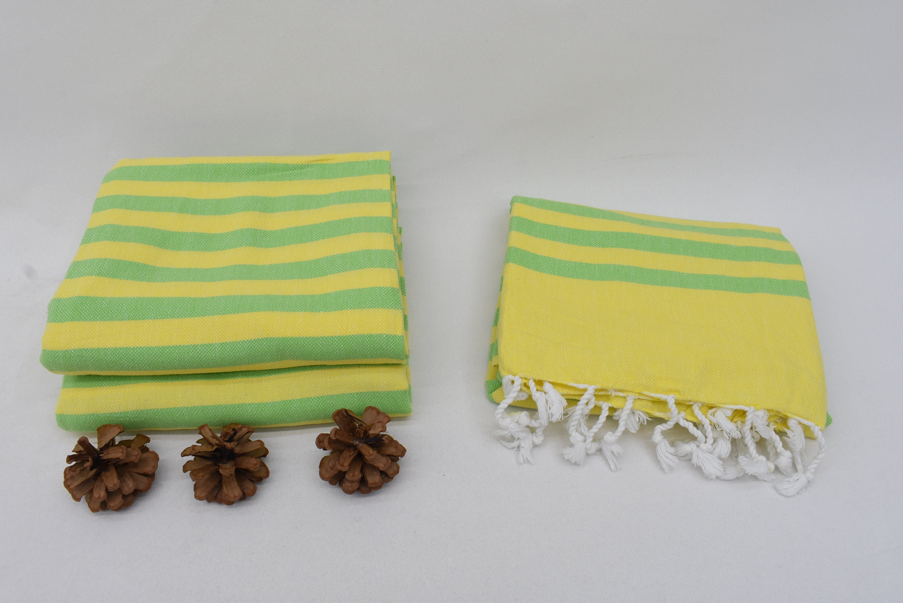 Yellow and Green Towel66x40Turkish TowelDecorative Bath Etsy