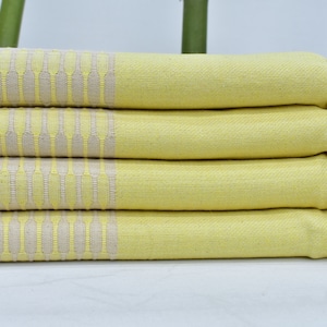 Bridal Party Gifts, Bachelor Towel, Monogram Beach Towel, 70"x36" Raw Yellow Geometric Towel, Bridesmaid Gift, Bachelorette Party Gifts,