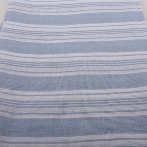 Turkish Beach Towel, 70"x40" Baby Blue Striped Towel, Turkish Bath Towel Set, Gift For Him, Home Decor Gifts, Gift For Boyfriend, image 4