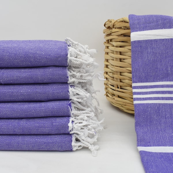Sarong Towel, Turkish Beach Towel, Gift Towel, Bath Towel, 70x36, Purple Handmade Towel, Small Blanket, Peshtemal Towel Dblg-Akts_070