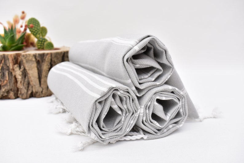 Small Towel Light Gray Hand Towel 24x40 Wholesale Hand Etsy