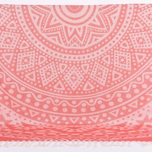 70&quot;x40&quot; Red Round Pattern Towel, Personalized Wedding Gift, Wedding Gifts Towel, Bath Towel, Bridesmaid Gifts Personalized,