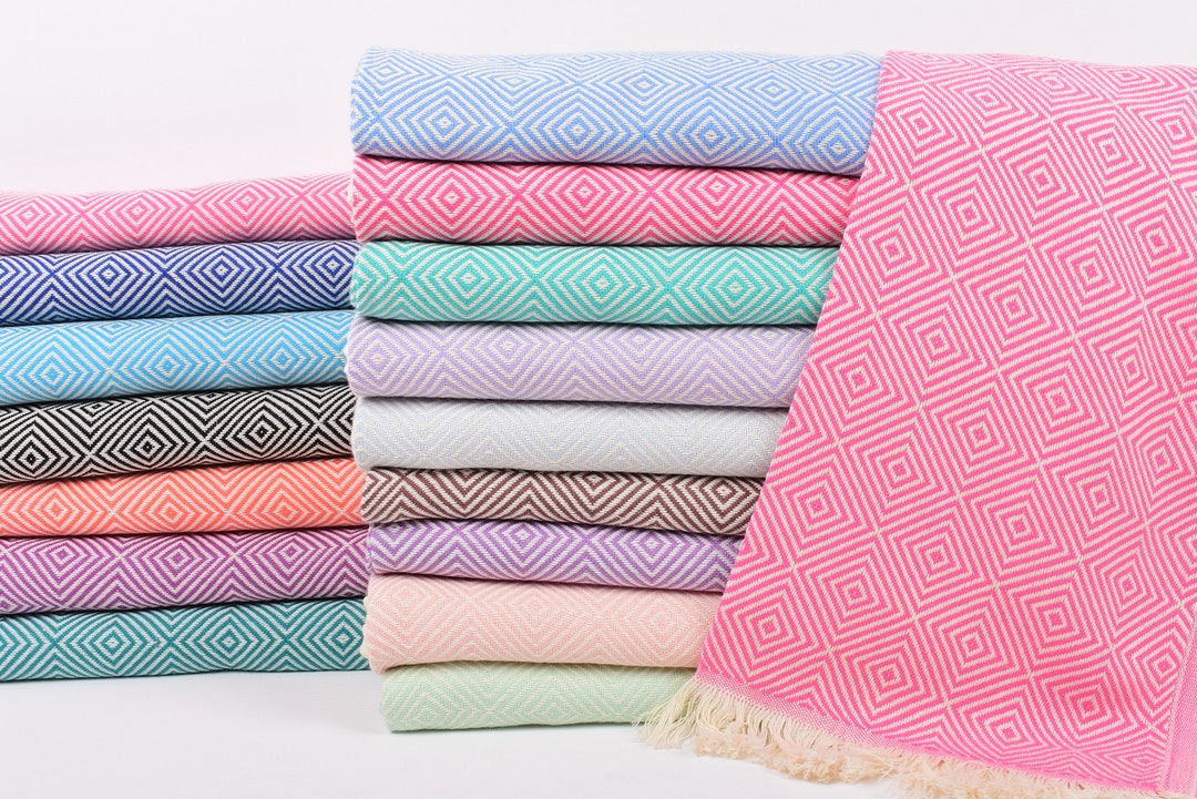 Turkish Hand Towel, Beach Theme Wedding Gift, Personalized Gift, Embroidery Towels, Wedding