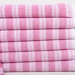 Mother Of The Groom Gift, Personalized Gifts, Bachelorette Party Favors, Summer Gift, Girls Weekend Favors, 70&quot;x40&quot; Fuchsia Striped Towel,