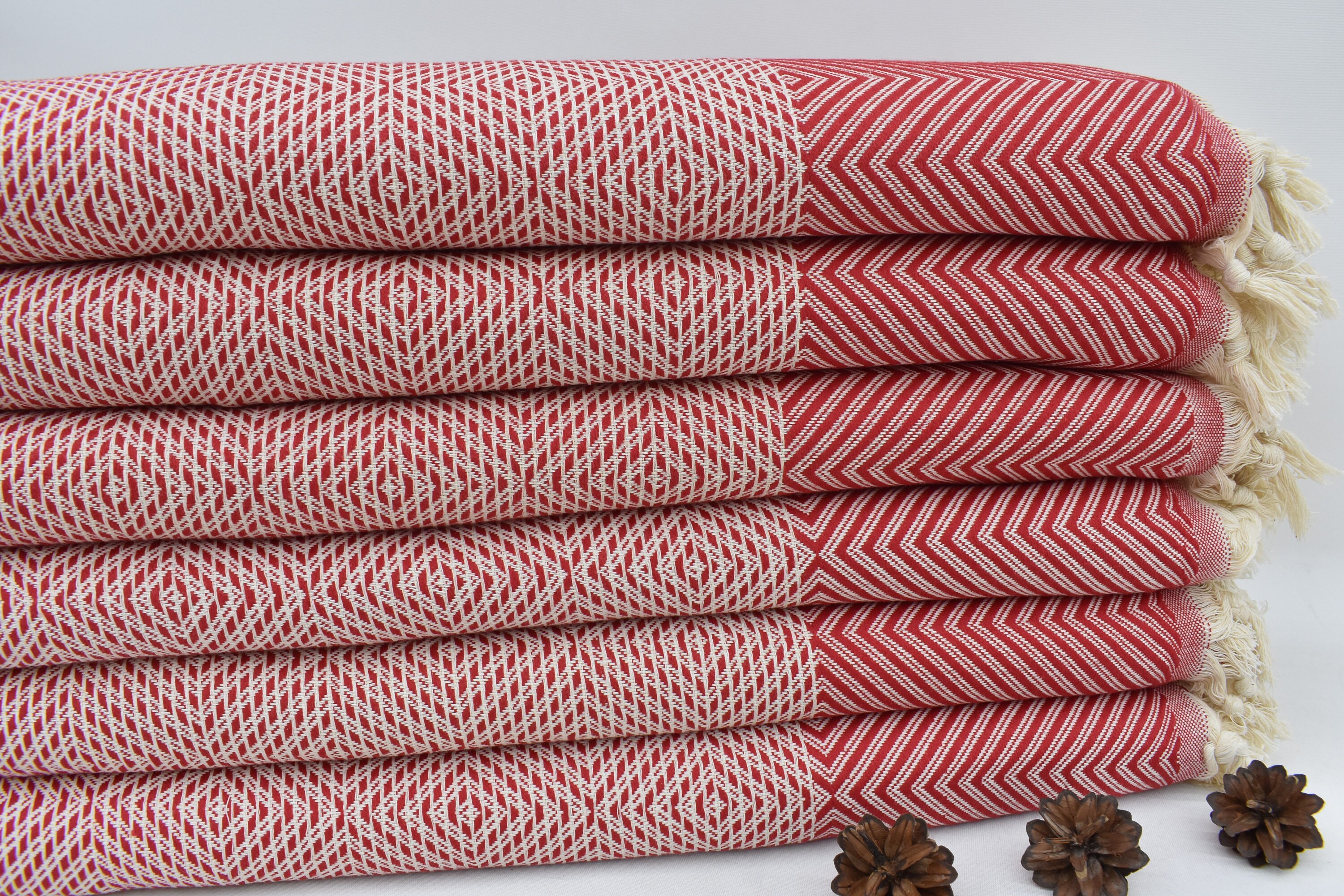 Turkish Blanket Throws 94x78 Sofa Blanket Red Throw Etsy