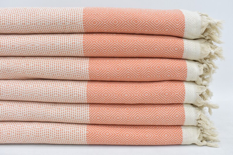 Turkish Blanket Bedspread Turkish Throws Orange Quilt Etsy