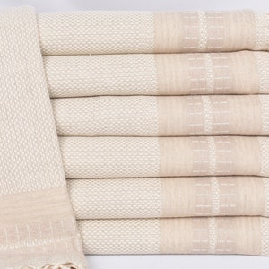 Bachelorette Favor, Custom Beach Towel, 67&quot;x40&quot; Light Beige Striped Towel, Personalized Gift, Personalized Turkish Towel, Friends Beach Towe