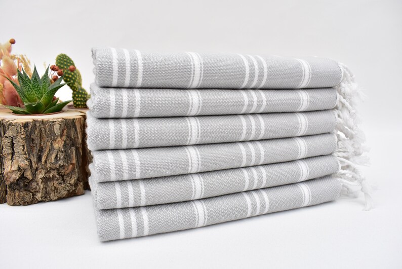 Small Towel Light Gray Hand Towel 24x40 Wholesale Hand Etsy