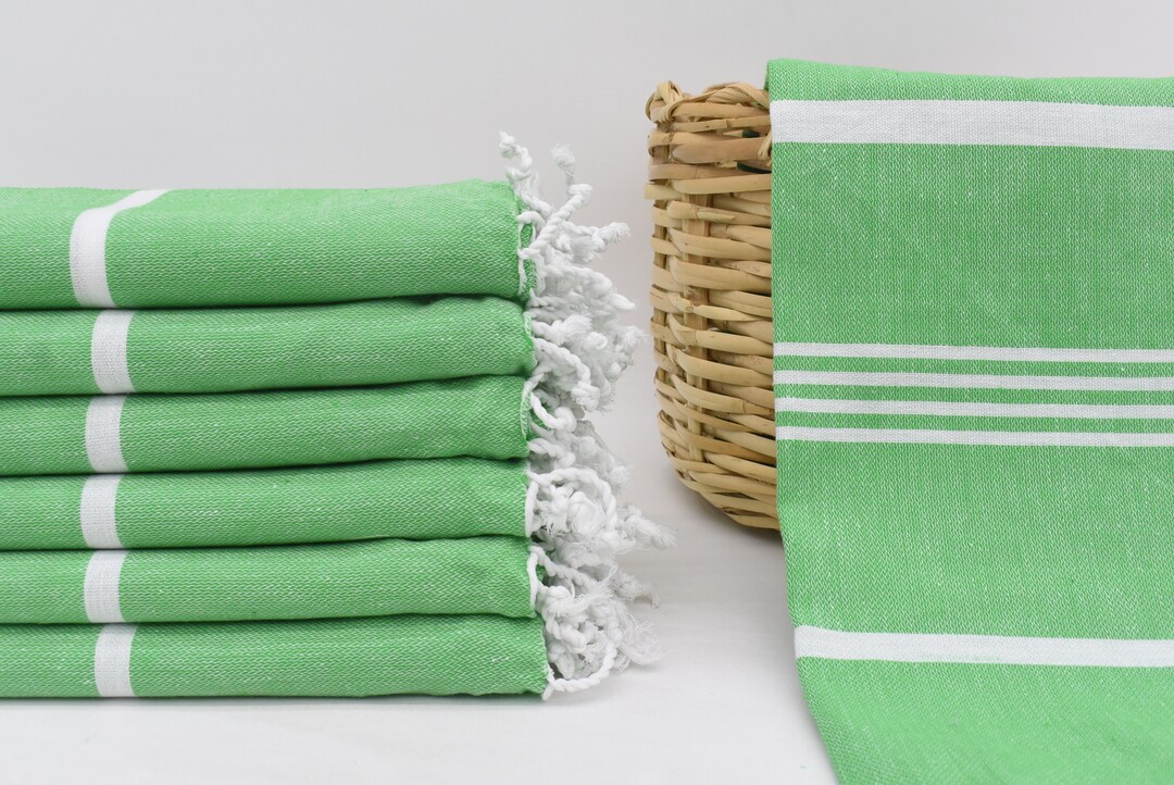 Turkish Towel Bulk, Green Bathtowels, Gift Towel for Her, Turkish Beach