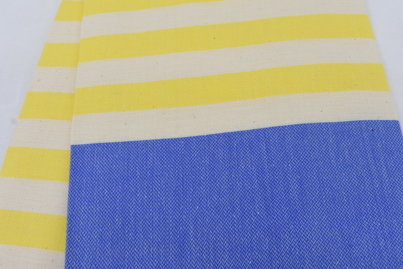 Blue and Yellow Towel Turkish Towel Beach Towel 70x40 Bulk Etsy