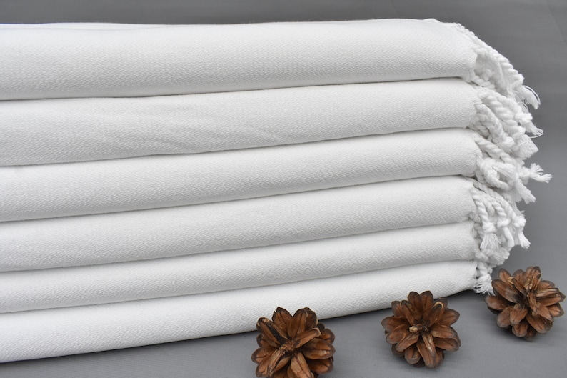 Turkish Towel Bulk White Beach Towel Peshtemal Towel Etsy